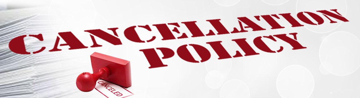 Cancellation policy logo